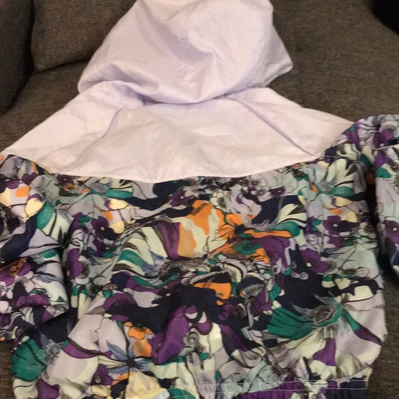 COPY - Nike Girls Hooded windbreaker sz M Floral pattern Gd Condition - Picture 5 of 5